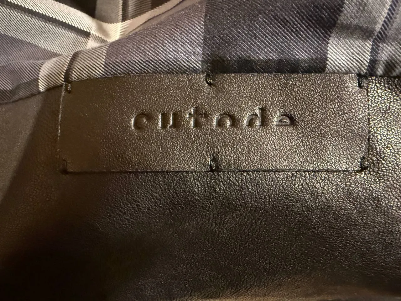 Featured leather piece